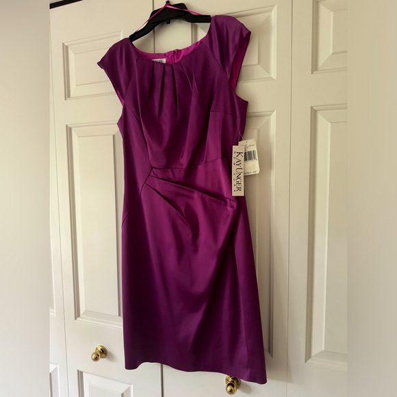 Kay Unger Dresses & Skirts - Kay Unger Orchid silk dress.